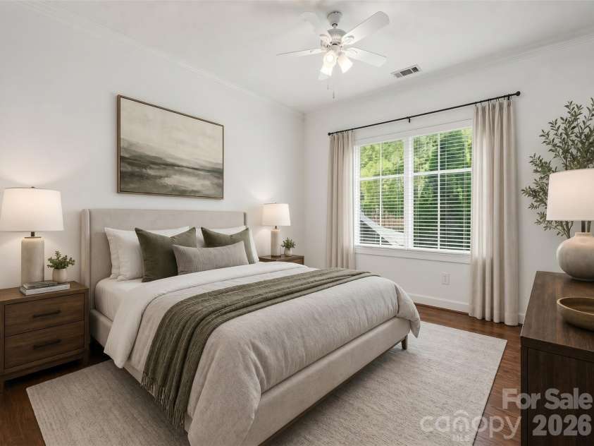 1903 Kenilworth Avenue, Charlotte, NC 28203.  MLS# CAR4406478, YatesRealty ID 26521. Second bedroom, virtually staged