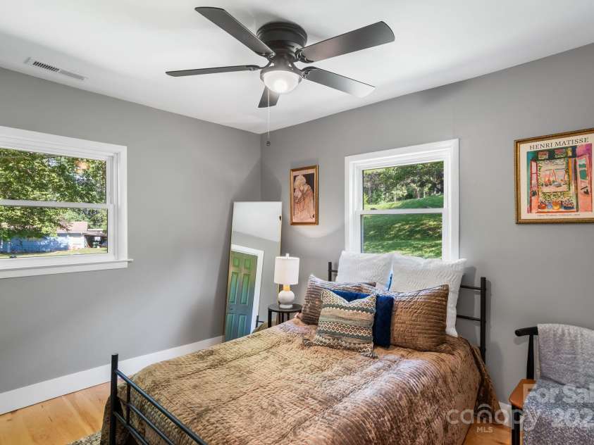 11 Upland Road, Asheville, NC 28804.  MLS# CAR4276545, YatesRealty ID 26522. Guest Bedroom One