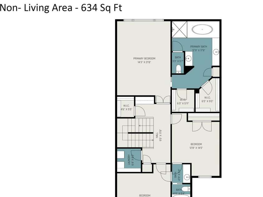3111 Ethereal Lane, Charlotte, NC 28226.  MLS# CAR4383908, YatesRealty ID 26523. Second Floor