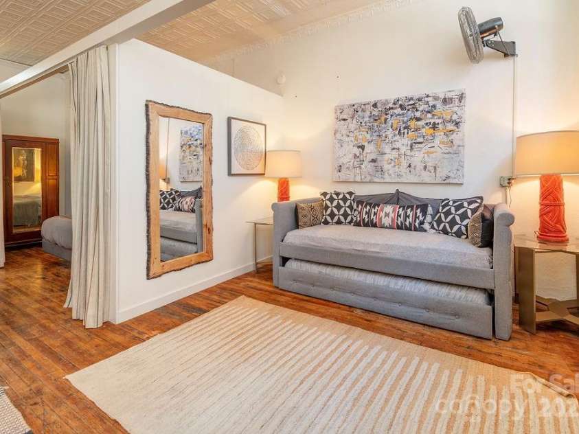 33 Carolina Lane, Asheville, NC 28801.  MLS# CAR4277865, YatesRealty ID 26531. A den area, could also be suitable for an office or currently used as a sleeping space.