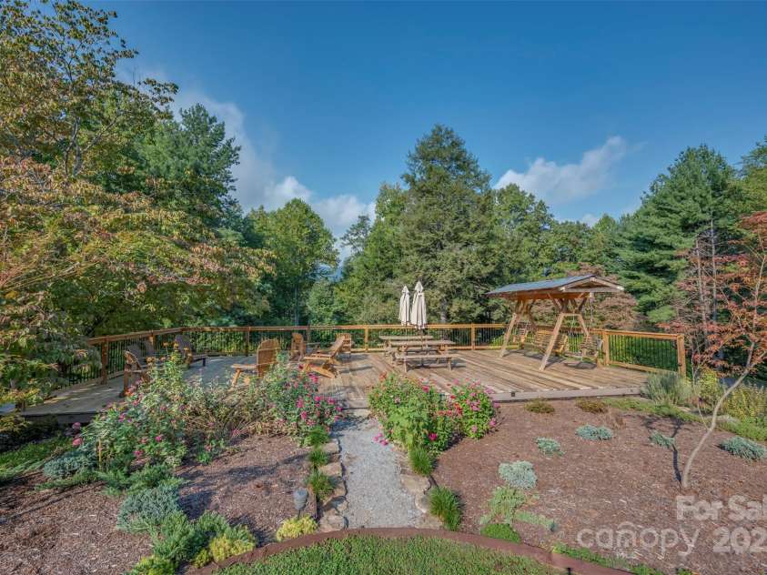305 Grady Avenue, Tryon, NC 28782.  MLS# CAR4233461, YatesRealty ID 2654. Outdoor Sitting Area