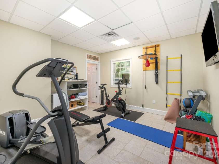 408 Johnsfield Road, Shelby, NC 28150.  MLS# CAR4269402, YatesRealty ID 26543. Bonus room in the basement is currently being used as a gym but could be used as a bedroom...