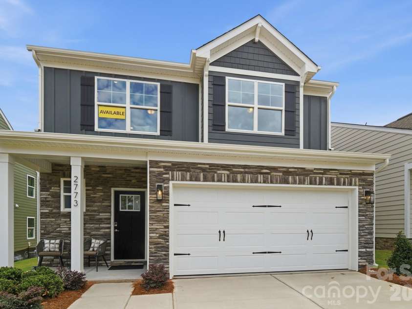2773 Ashton Park Lane, Monroe, NC 28110.  MLS# CAR4359919, YatesRealty ID 26544. Homesite 65 features an Ellerbe C floorplan