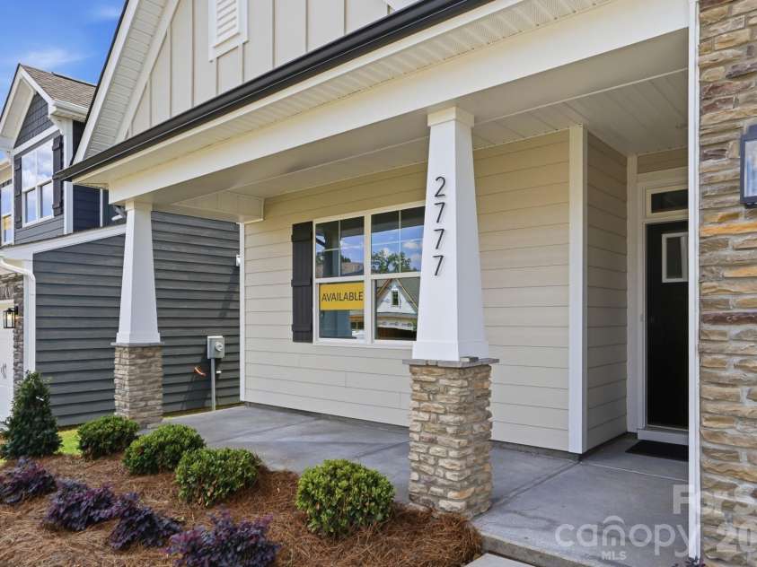 2777 Ashton Park Lane, Monroe, NC 28110.  MLS# CAR4359946, YatesRealty ID 26545. Front Porch