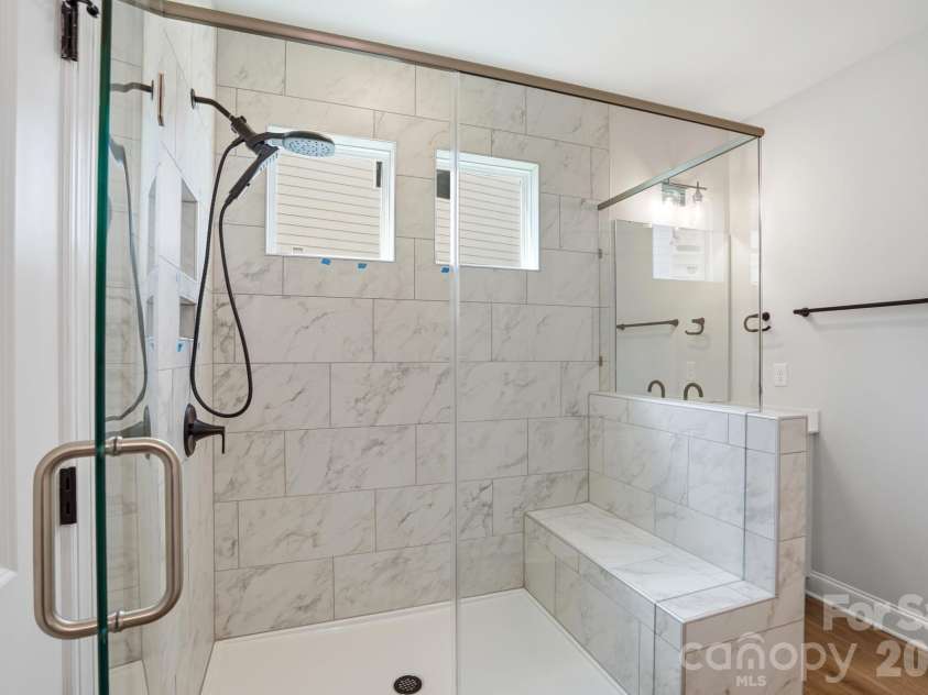 2777 Ashton Park Lane, Monroe, NC 28110.  MLS# CAR4359946, YatesRealty ID 26545. Primary Bathroom