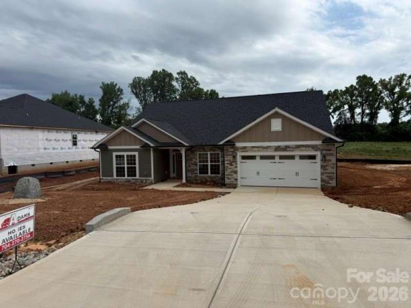 1235 Gardenia Drive, Mt Ulla, NC 28125.  MLS# CAR4361074, YatesRealty ID 26546. Current Stage of Construction 5.11.26