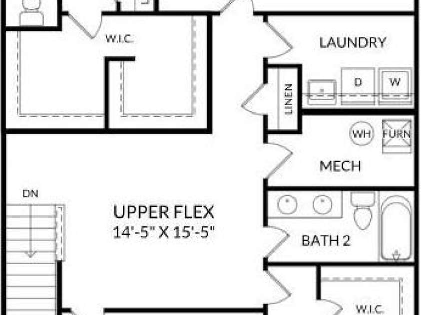 1233 Margo Mannor Drive, Fort Mill, SC 29708.  MLS# CAR4271966, YatesRealty ID 26548. Upper Level Example