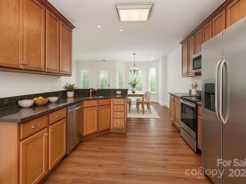 119 Tilton Drive, Mooresville, NC 28115.  MLS# CAR4274141, YatesRealty ID 26551. Virtually staged kitchen