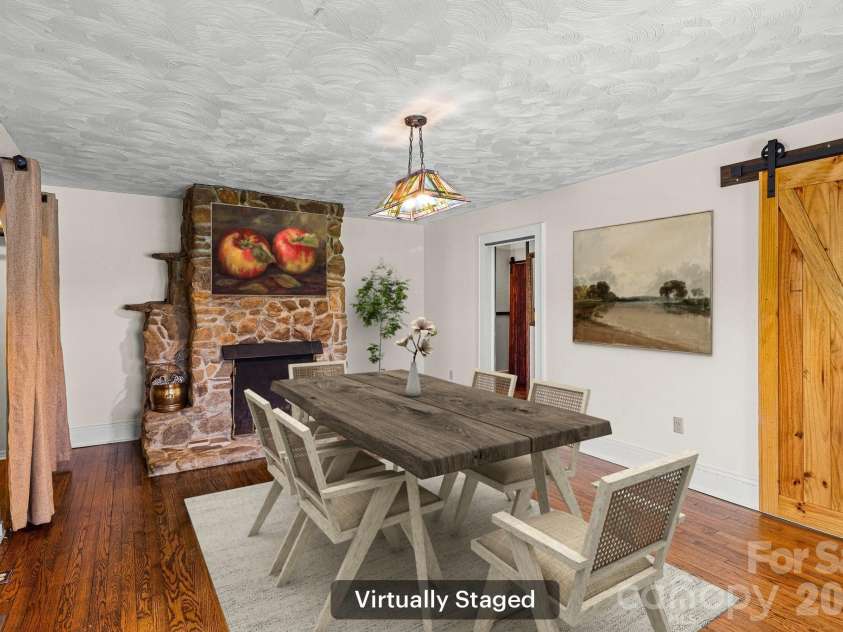 114 Walker Street, Black Mountain, NC 28711.  MLS# CAR4367539, YatesRealty ID 26552. Dining Room - Virtually Staged