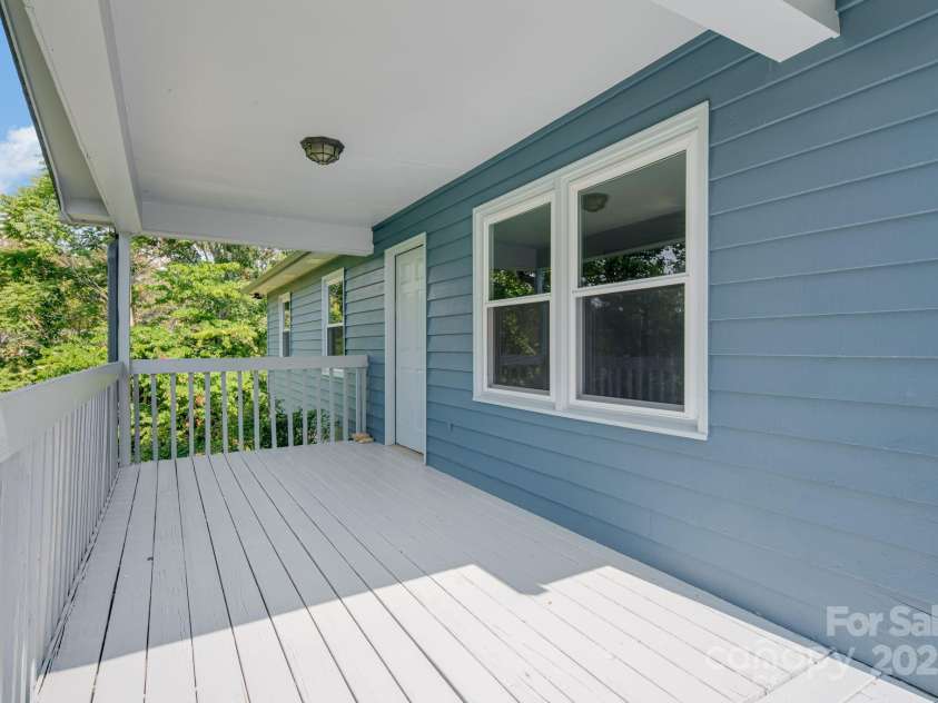 1360 Jupiter Road, Weaverville, NC 28787.  MLS# CAR4276296, YatesRealty ID 26556. Upstairs Porch