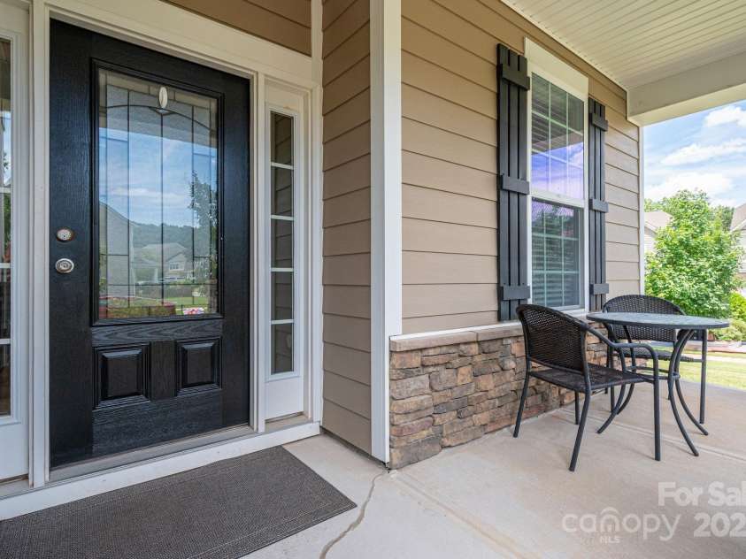 104 Wingstem Court, Mooresville, NC 28117.  MLS# CAR4269574, YatesRealty ID 26559. Front Door & Porch