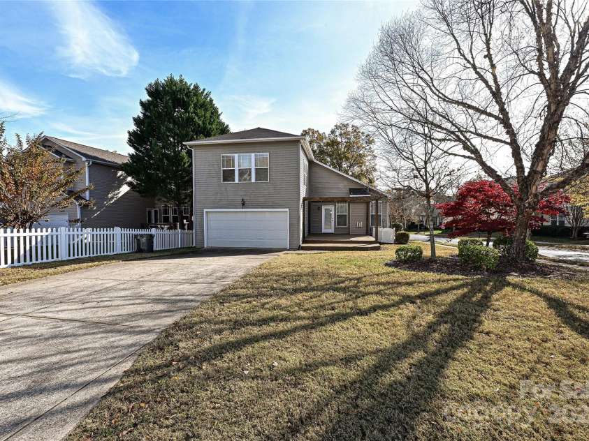14944 Carbert Lane, Huntersville, NC 28078.  MLS# CAR4198819, YatesRealty ID 2656. Back of Home/ Garage
