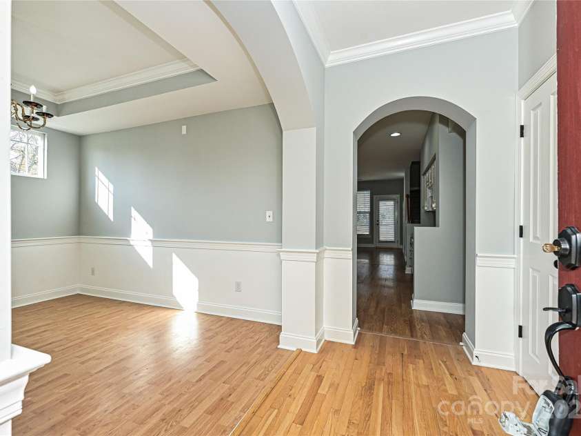 14944 Carbert Lane, Huntersville, NC 28078.  MLS# CAR4198819, YatesRealty ID 2656. Foyer/ Dining