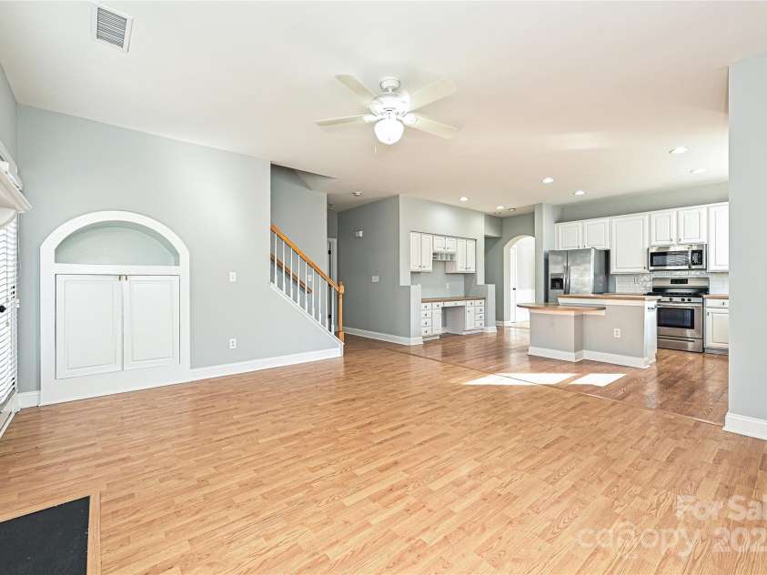 14944 Carbert Lane, Huntersville, NC 28078.  MLS# CAR4198819, YatesRealty ID 2656. Great Room/ Kitchen