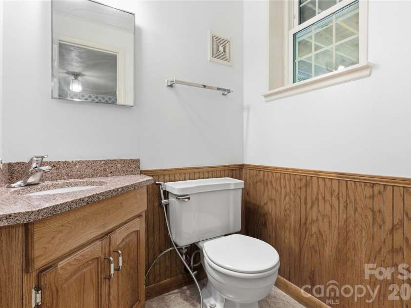 123 Castleton Lane, Hendersonville, NC 28791.  MLS# CAR4375976, YatesRealty ID 26560. Half Bath in Basement