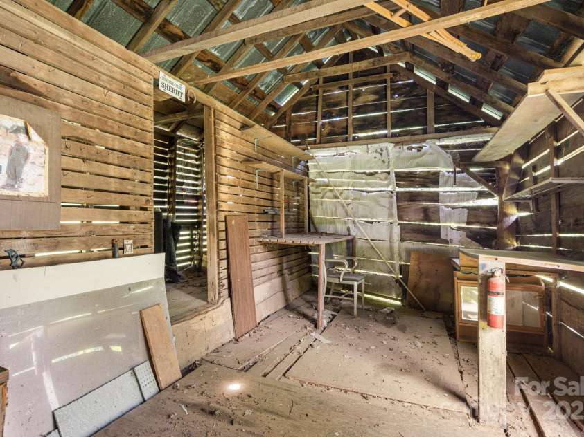 2428 Hamburg Road, Mars Hill, NC 28754.  MLS# CAR4270974, YatesRealty ID 26562. Outbuilding Interior