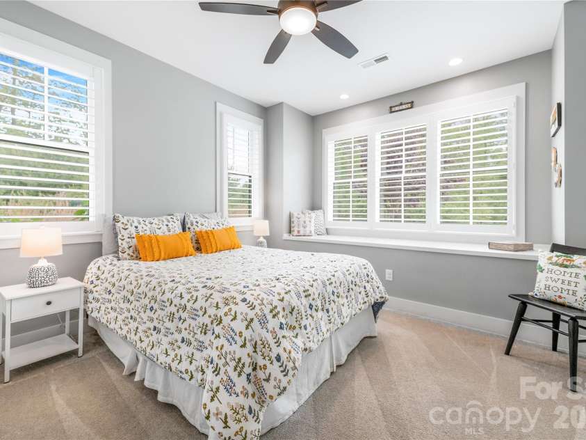 9 Ashe Park Circle, Asheville, NC 28806.  MLS# CAR4377416, YatesRealty ID 26564. Front bedroom.