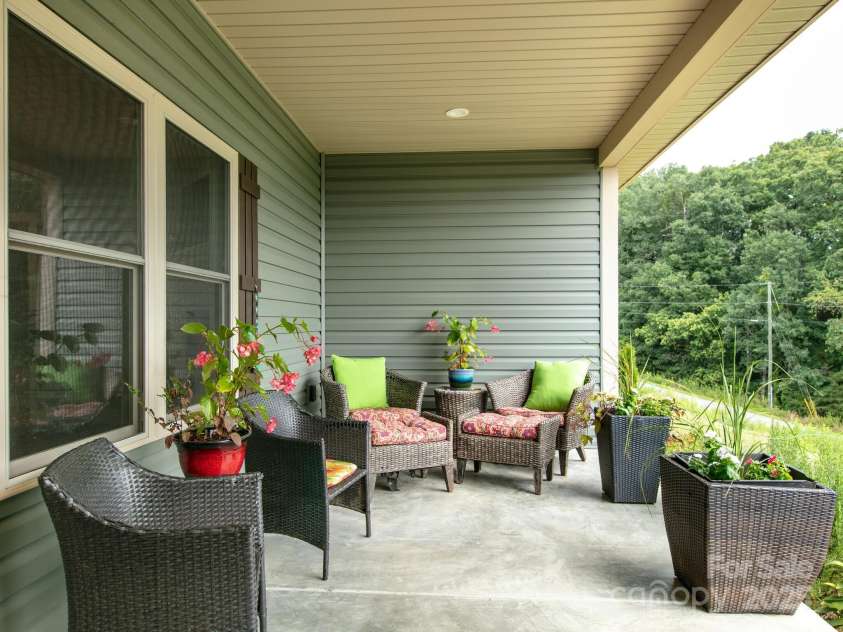 5 Pine Drive, Weaverville, NC 28787.  MLS# CAR4257819, YatesRealty ID 26567. Covered Front Porch with Views!