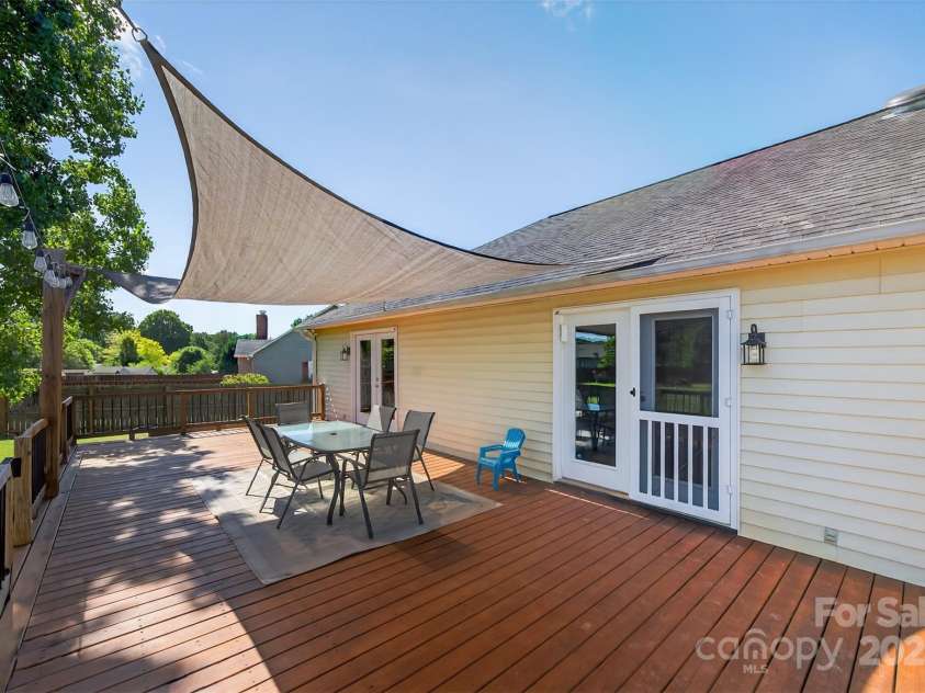 106 Abbey Circle, Salisbury, NC 28147.  MLS# CAR4272995, YatesRealty ID 26574. Expansive Rear Wood Deck