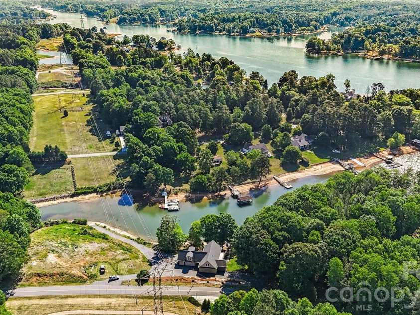 393 Stillwater Road, Troutman, NC 28166.  MLS# CAR4384450, YatesRealty ID 26574. Aerial