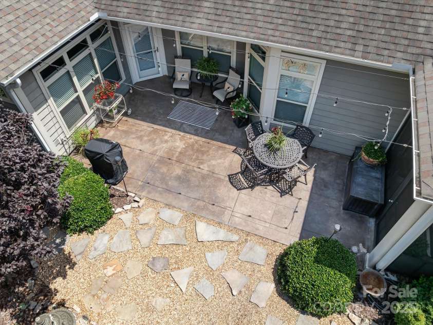 1313 Haywood Park Drive, Waxhaw, NC 28173.  MLS# CAR4279018, YatesRealty ID 26575. Aerial View Courtyard