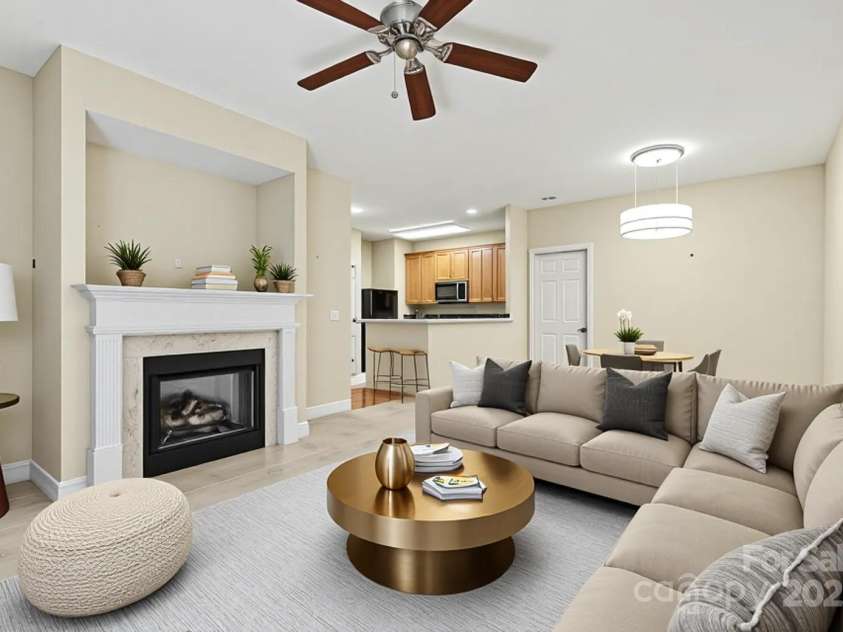 6812 Park Place Drive, Charlotte, NC 28262.  MLS# CAR4332820, YatesRealty ID 2658. Virtually staged