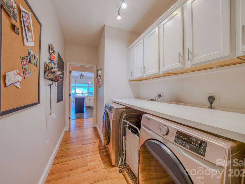 29 Lancaster Lane, Weaverville, NC 28787.  MLS# CAR4263615, YatesRealty ID 26589. Laundry