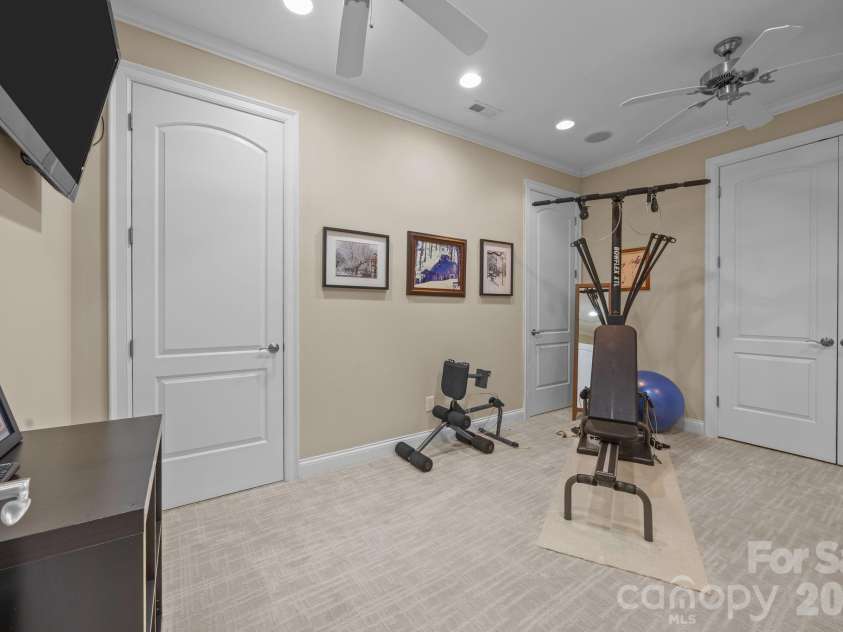 119 Whaling Lane, Mooresville, NC 28117.  MLS# CAR4321818, YatesRealty ID 2659. Exercise Room
