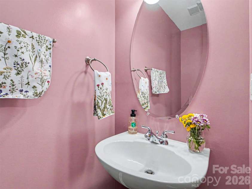 156 Barrington Drive, Mount Holly, NC 28120.  MLS# CAR4386064, YatesRealty ID 26591. Half Bathroom