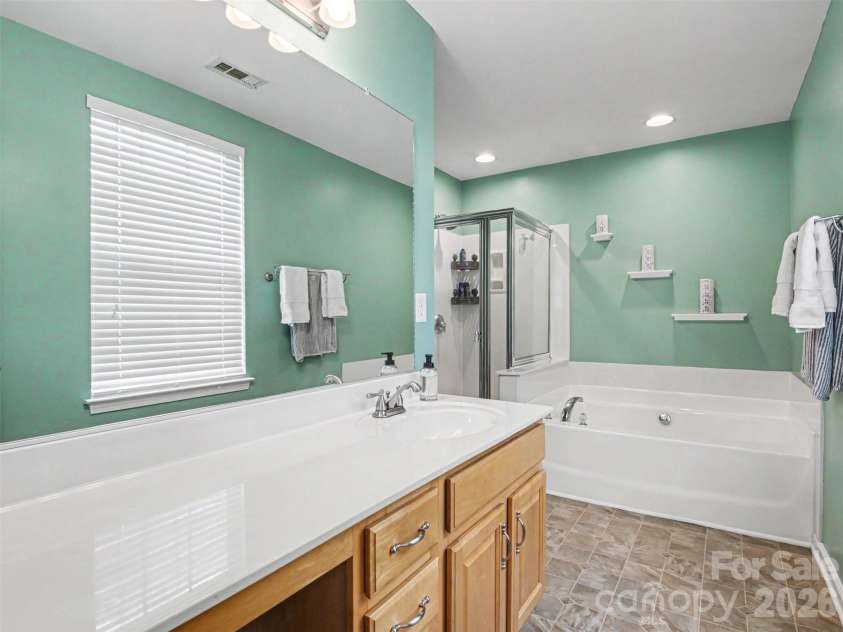 156 Barrington Drive, Mount Holly, NC 28120.  MLS# CAR4386064, YatesRealty ID 26591. Primary Bathroom