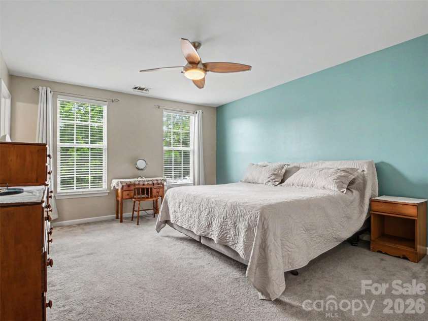 156 Barrington Drive, Mount Holly, NC 28120.  MLS# CAR4386064, YatesRealty ID 26591. Primary Bedroom