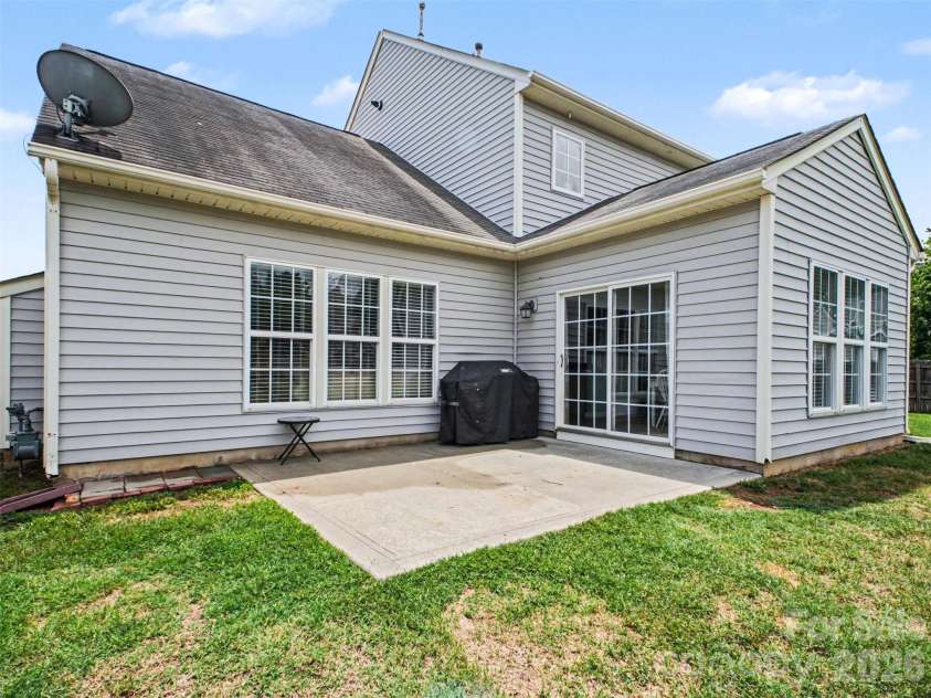 156 Barrington Drive, Mount Holly, NC 28120.  MLS# CAR4386064, YatesRealty ID 26591. Rear Exterior