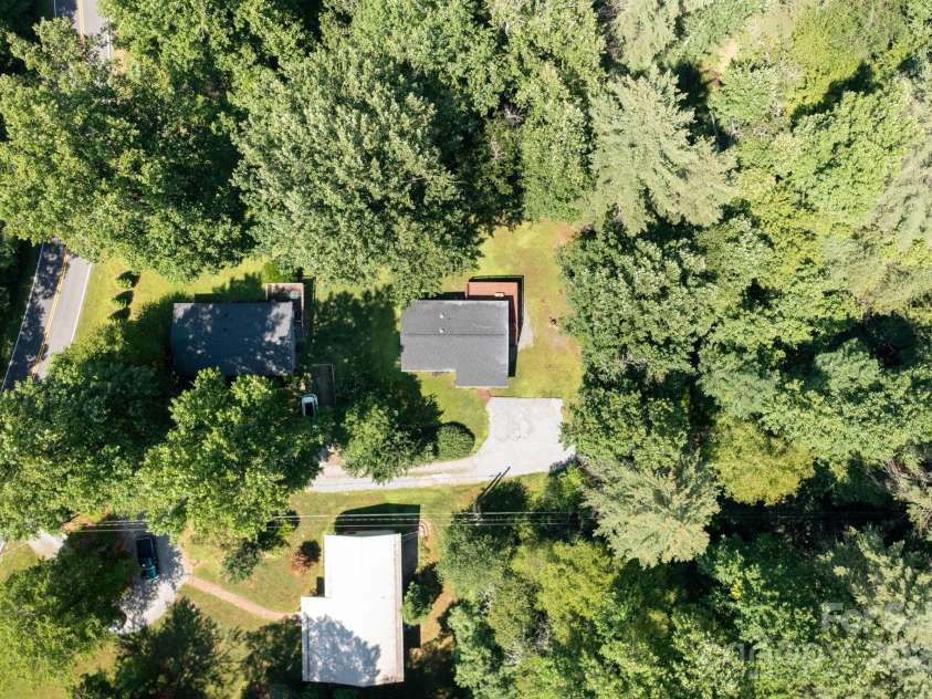 35 Pope Road, Brevard, NC 28712.  MLS# CAR4261354, YatesRealty ID 26591. Areial View
