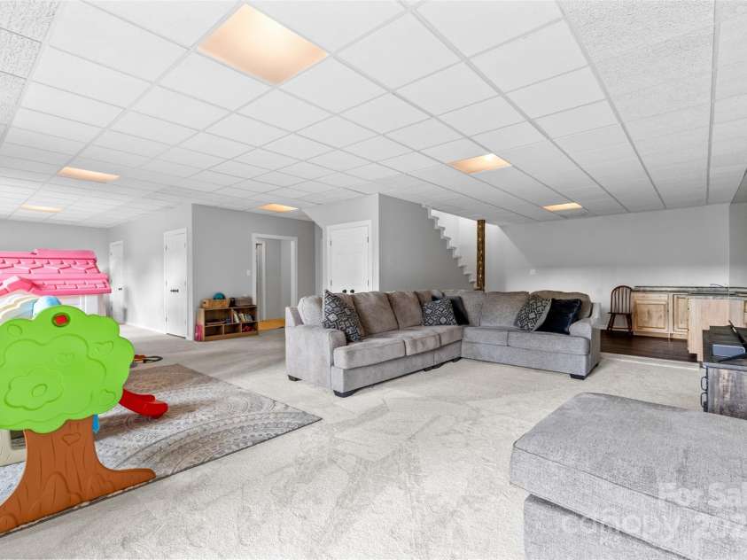 185 Greens Road, Granite Falls, NC 28630.  MLS# CAR4275528, YatesRealty ID 26594. Finished Basement Living Area