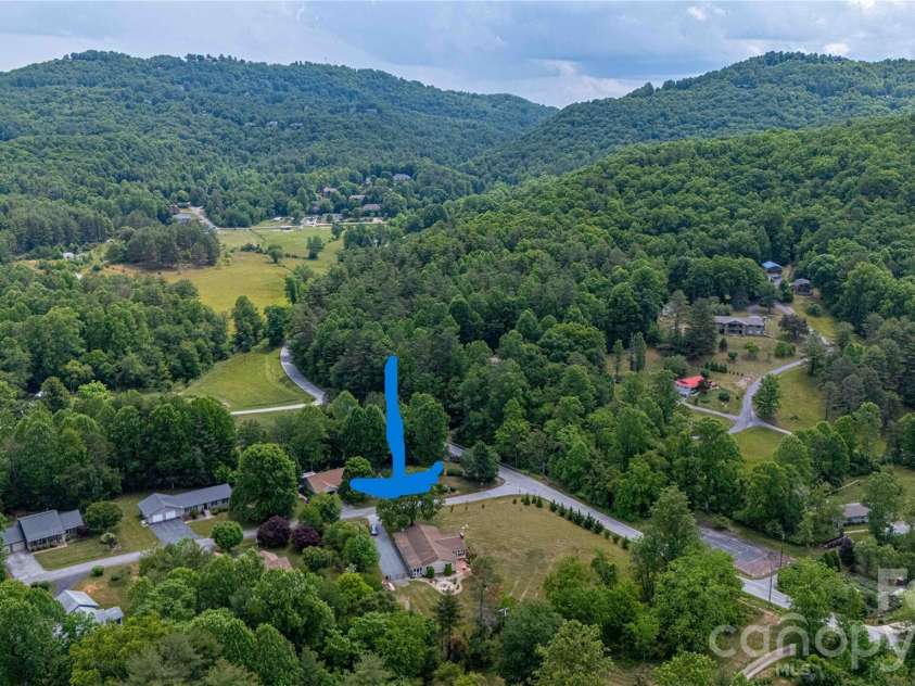 15 Bowman Ridge Road, Hendersonville, NC 28739.  MLS# CAR4369770, YatesRealty ID 26608. Aerial
