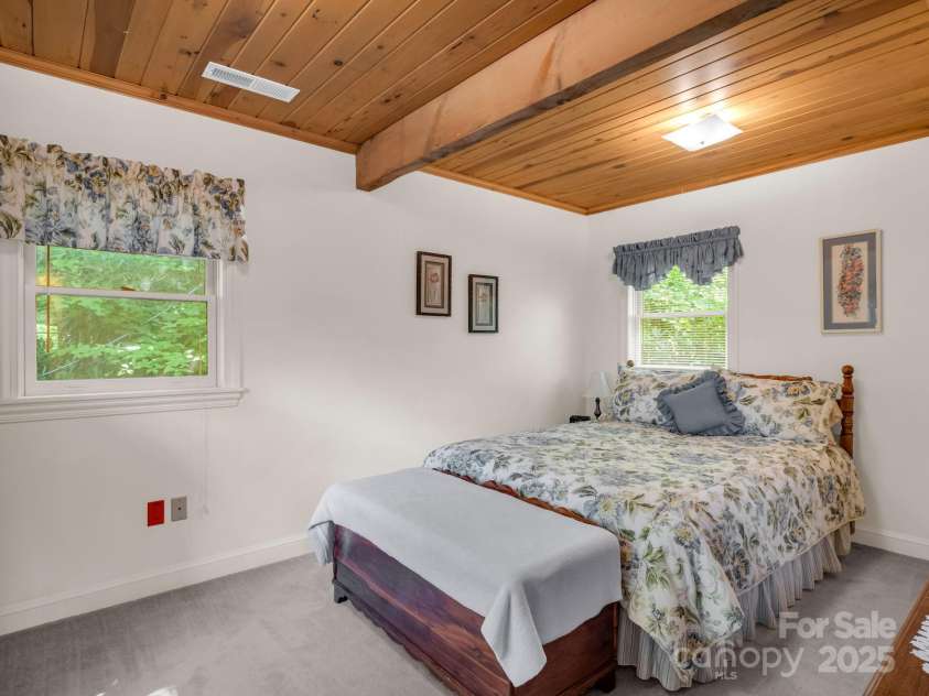 150 Marcellina Drive, Fairview, NC 28730.  MLS# CAR4279667, YatesRealty ID 26611. Bedroom (upstairs)