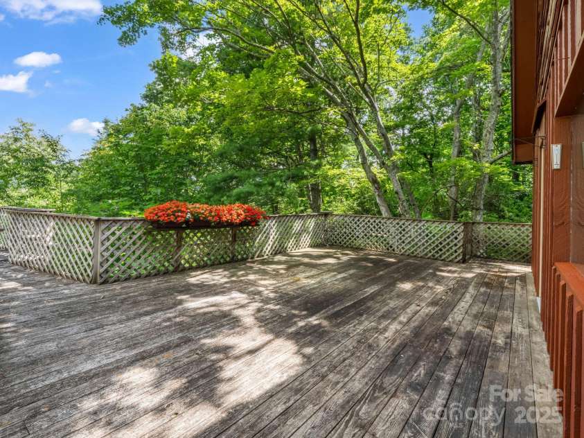 150 Marcellina Drive, Fairview, NC 28730.  MLS# CAR4279667, YatesRealty ID 26611. Large deck to enjoy the mtn views.