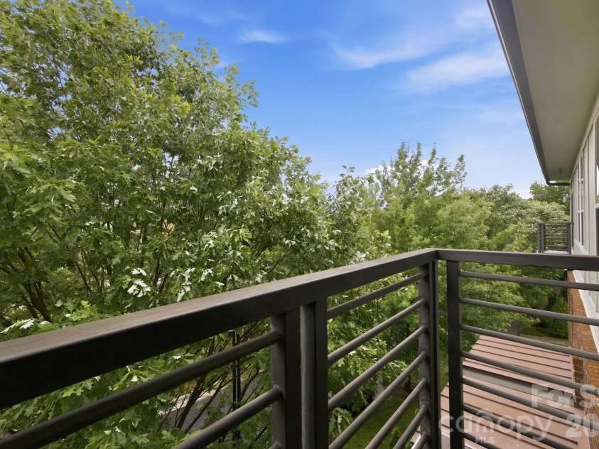 863 Academy Street, Charlotte, NC 28205.  MLS# CAR4380828, YatesRealty ID 26617. Private Balcony Accessed from the Primary Suite