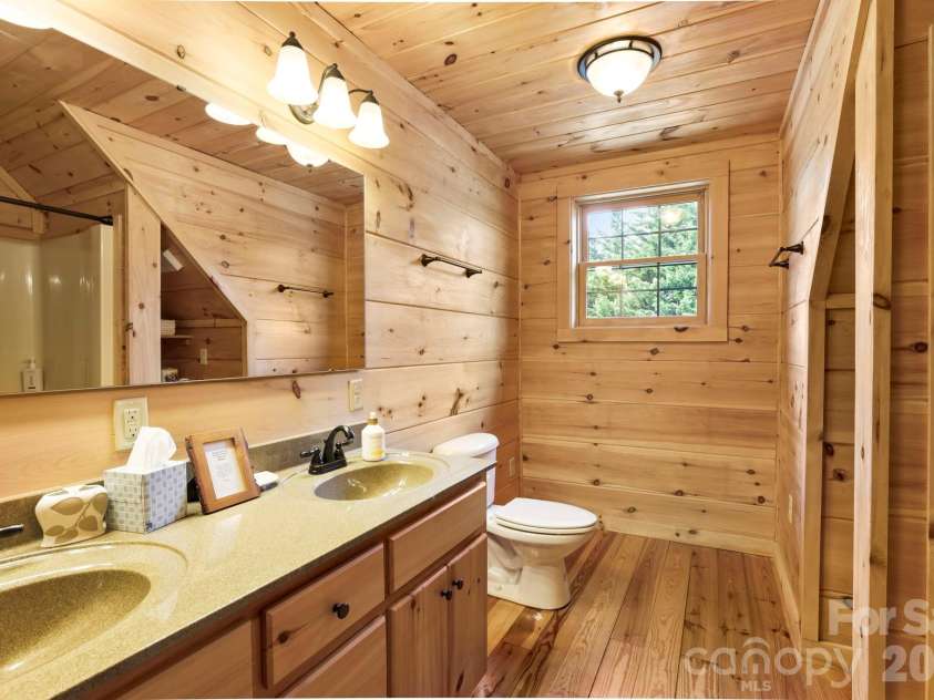 213 Big Valley Road, Pisgah Forest, NC 28768.  MLS# CAR4353319, YatesRealty ID 26629. Full bath #2 