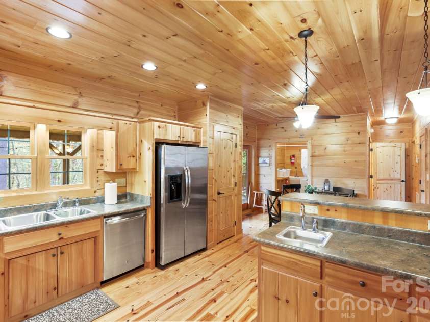 213 Big Valley Road, Pisgah Forest, NC 28768.  MLS# CAR4353319, YatesRealty ID 26629. Kitchen 