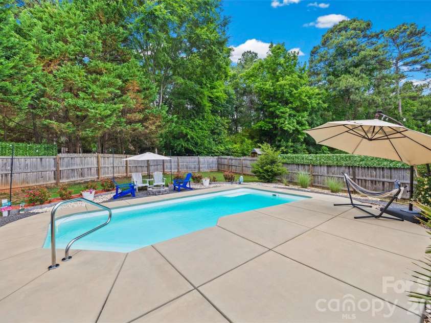 1241 Old Coach Lane, Rock Hill, SC 29732.  MLS# CAR4385541, YatesRealty ID 26631. Backyard