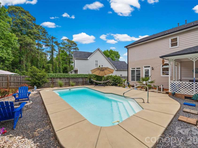 1241 Old Coach Lane, Rock Hill, SC 29732.  MLS# CAR4385541, YatesRealty ID 26631. Backyard