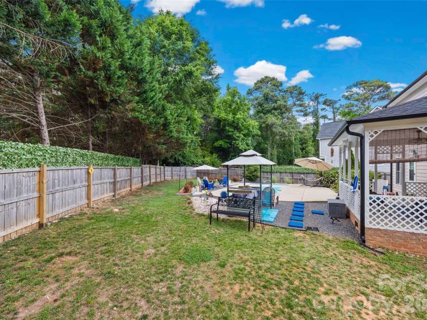 1241 Old Coach Lane, Rock Hill, SC 29732.  MLS# CAR4385541, YatesRealty ID 26631. Backyard