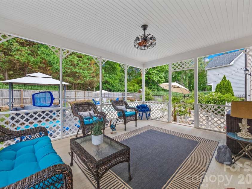 1241 Old Coach Lane, Rock Hill, SC 29732.  MLS# CAR4385541, YatesRealty ID 26631. Covered Porch