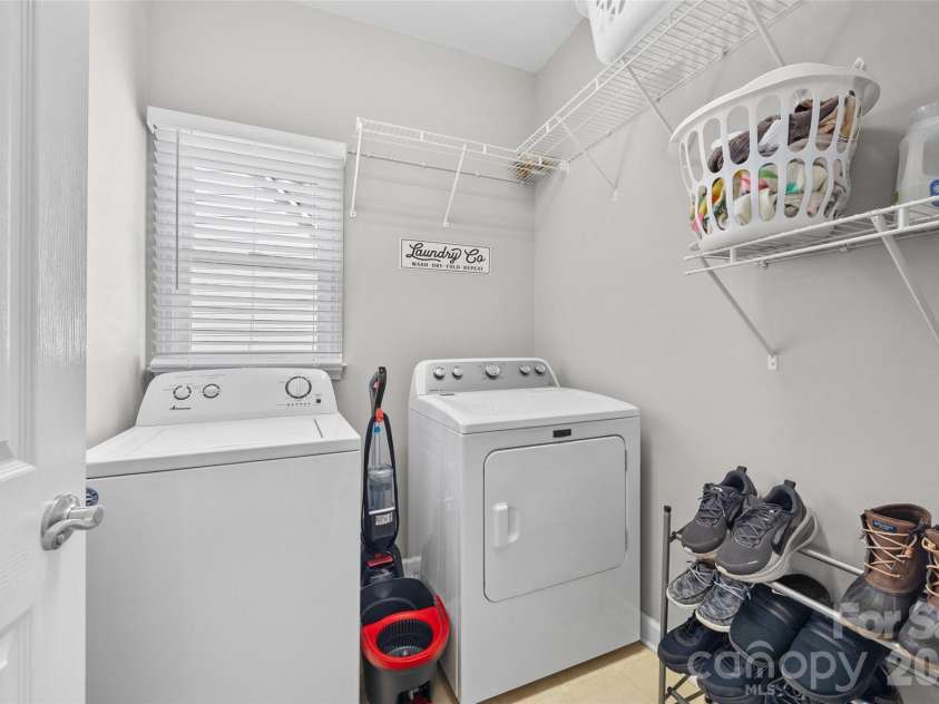 1241 Old Coach Lane, Rock Hill, SC 29732.  MLS# CAR4385541, YatesRealty ID 26631. Downstairs Laundry