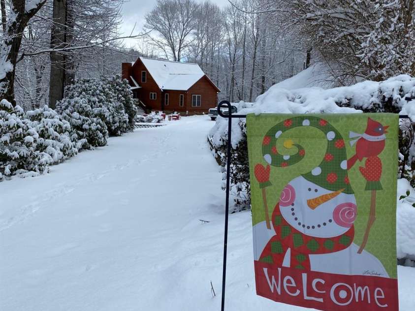 17 Aaron Way, Waynesville, NC 28786.  MLS# CAR4319469, YatesRealty ID 2664. Snow Picture
