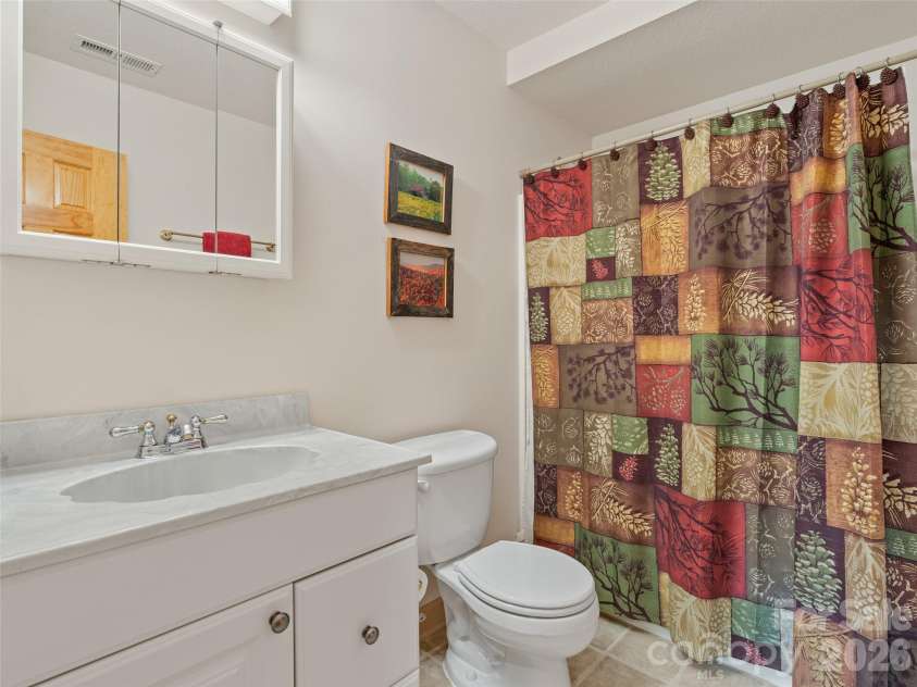 26 Walnut Drive, Mills River, NC 28759.  MLS# CAR4369713, YatesRealty ID 26643. Lower Level Full Bathroom