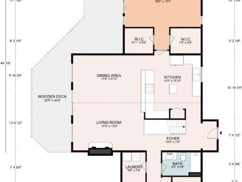 26 Walnut Drive, Mills River, NC 28759.  MLS# CAR4369713, YatesRealty ID 26643. Main Floorplan