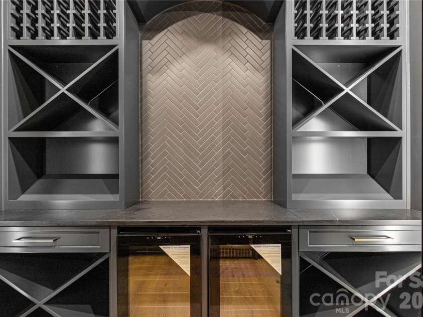 8740 Kristie Lane, Indian Land, SC 29707.  MLS# CAR4380162, YatesRealty ID 26644. Wine Cellar
