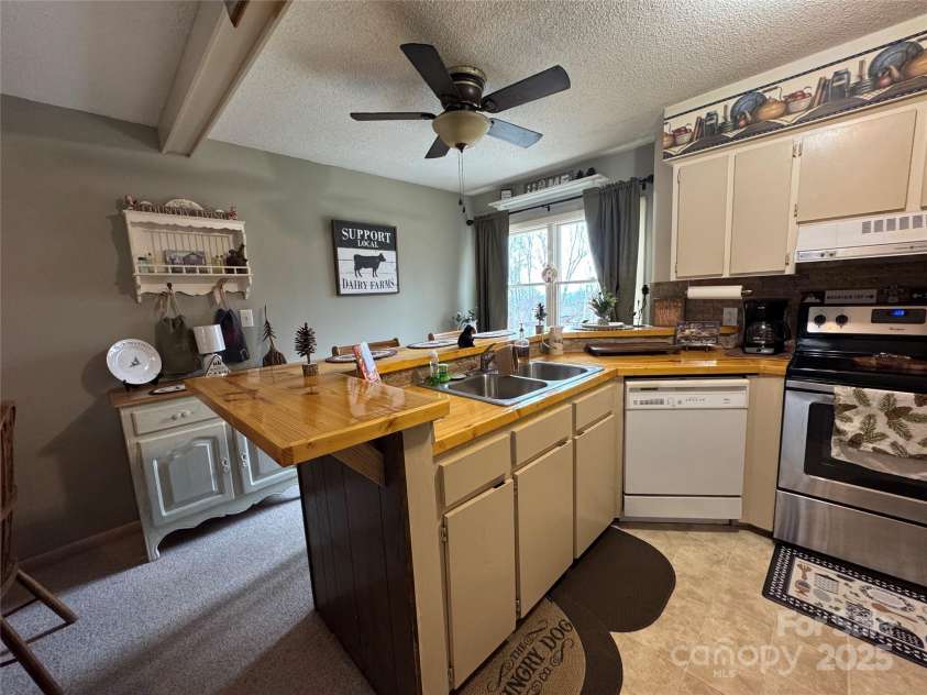229 Birchwood Lane, Beech Mountain, NC 28604.  MLS# CAR4234563, YatesRealty ID 2665. Kitchen